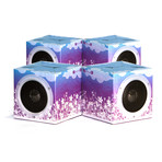 Fold N Play // Flower - 4 Speakers