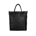 Modern Zip Tote // Black