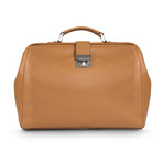 Vintage Briefcase // Saddle