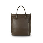 Modern Zip Tote // Chocolate