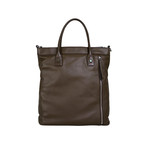 Modern Zip Tote // Chocolate