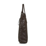 Modern Zip Tote // Chocolate