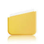 Slide Case - Upper // Yellow (Black Lower Case)