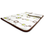 George Baby Blanket // Green + White