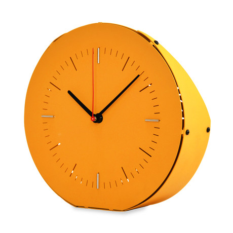 Round AboutFaceClock // Solar Yellow