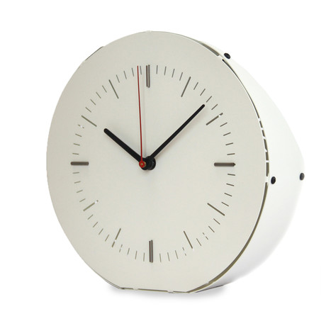 Round AboutFaceClock // White