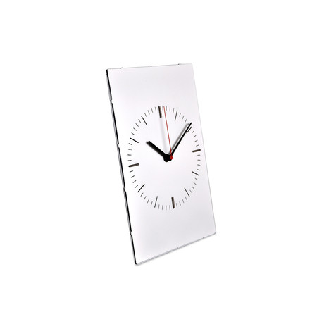 Rectangle AboutFaceClock // White