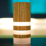Legna Medium Table Lamp // Zebrawood