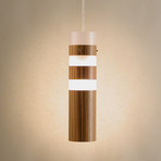 Legna Small Pendant Lamp (Teak Wood Veneer)