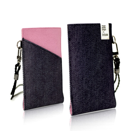 Twilled Denim Pouch for iPhone