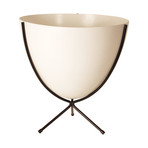 Retro Bullet Planter // White (Short: 16"H)