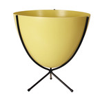 Retro Bullet Planter // Sunny Yellow (Short: 16"H)