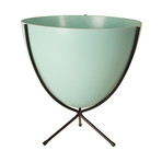 Retro Bullet Planter // Turquoise (Short: 16"H)