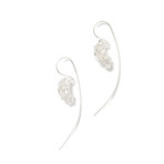 Silver Sexy Back Mulberry Earrings