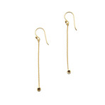Gold Mix and Match Smoky Earrings (Small 1.35")