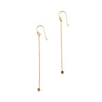 Gold Mix and Match Smoky Earrings (Small 1.35")