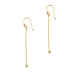 Gold Mix and Match Peridot Earrings (Small 1.35")