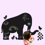 Elephant Chalkboard Decal