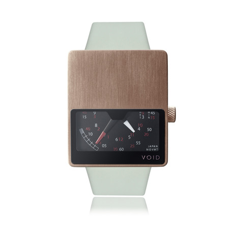 V02 // Copper Analogue + Leather Strap