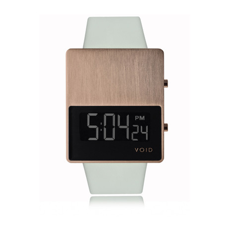 V01EL LCD Wristwatch // Brushed Copper