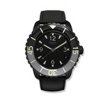 Skywatch 44mm 3-Hand Quartz Watch // Black + Grey
