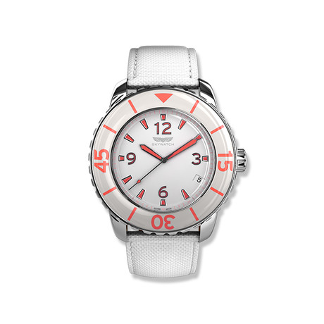 Women's 38mm 3-Hand Watch // Stainless Steel, White & Pink
