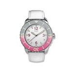 Women's 38mm 3-Hand Watch // Stainless Steel, Pink & Grey