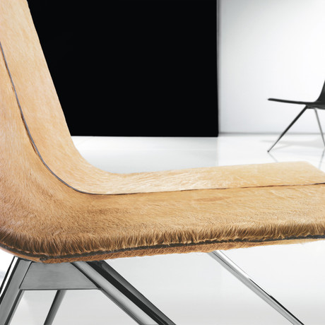 Mayfair Lounge Chair // Beige Hair