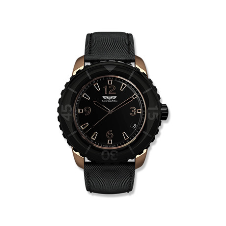 Women's 38mm 3-Hand Watch // Rose Gold + Black