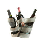 Charlie's Angles Three Bottle Wine Holder