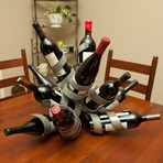 Twelve Bottle Wine Blossom Centerpiece