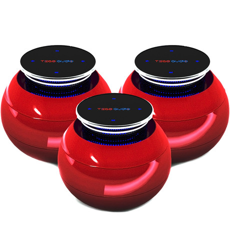 CERA Portable Speakers, 3-Pack // Red 