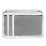 3 Slot Card Case w/ ID // White