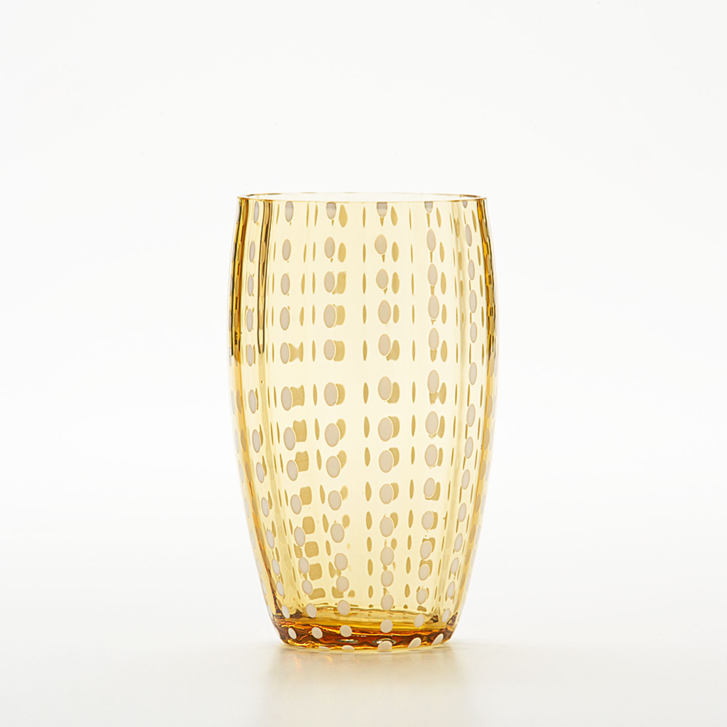 Zafferano perle tumbler glass, - Gem