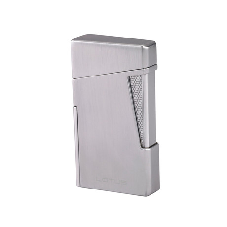 Lotus Apollo Twin Flame Torch Lighter (Chrome Velour)