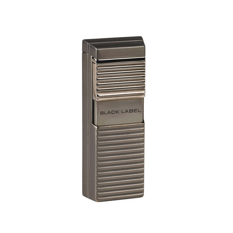 Black Label El Presidente Flat Flame Lighter // Gunmetal