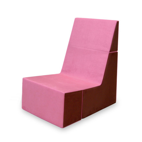 Cubit Chair // Pink + Burgundy