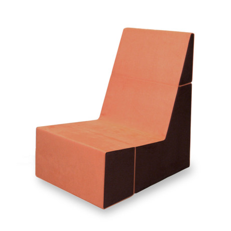 Cubit Chair // Tangerine + Java