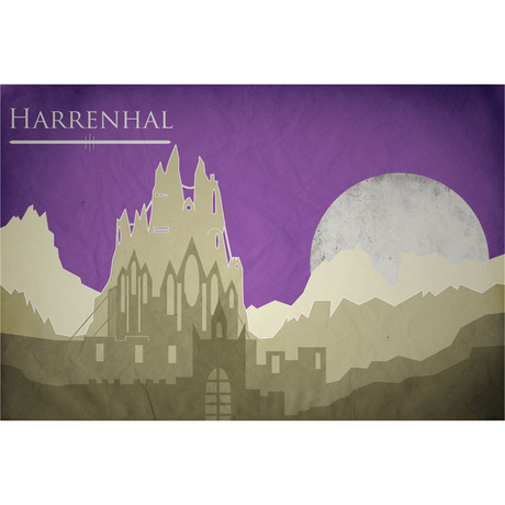 Game of Thrones Movie Poster // Harrenhal (16" x 12")