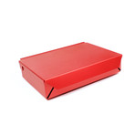 A5 Box with Lid // Red
