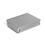 A5 Box with Lid // Silver