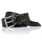 N°015 Belt // Black (Small: 33")