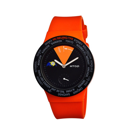 Atop Vwa Watch // Orange/Black