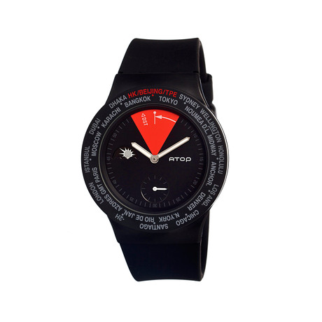 Atop Vwa Watch // Black/Red