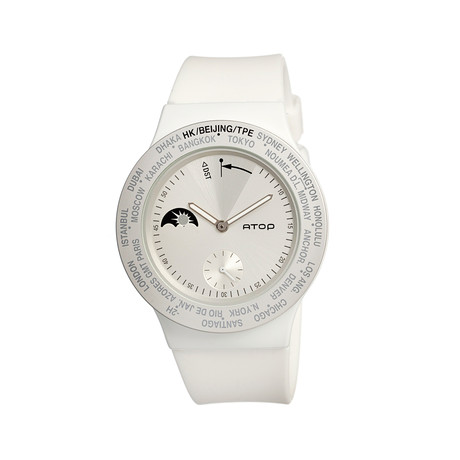 Atop Vwa Watch // White/Gray