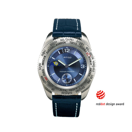Atop Wws Mens Watch // Silver/Blue