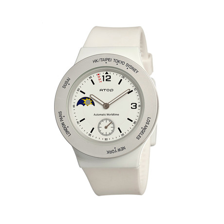 Atop 8tz Mens Watch // White