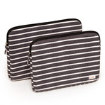 Striped Fleece Laptop Case / / Charcoal (Striped Fleece Laptop Case / / Charcoal // 13")