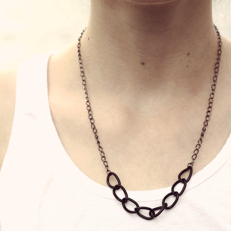 Chain Necklace (Black)