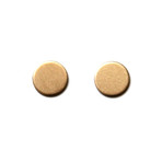 Circle Studs // Brass